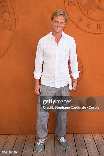 Arnaud Lemaire attends the 2015 Roland Garros French Tennis Open - Day Four, on May 26, 2015 in Paris, France.