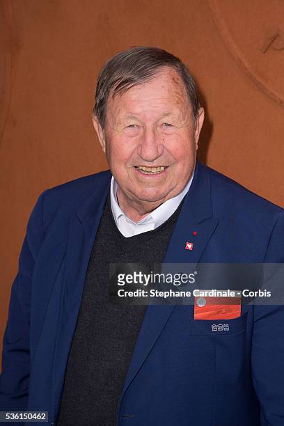 Guy Roux attends the 2015 Roland Garros French Tennis Open - Day Four, on May 26, 2015 in Paris, France.