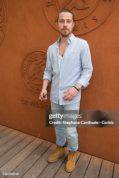 Julien Dore attends the 2015 Roland Garros French Tennis Open - Day Six, on May 26, 2015 in Paris, France.