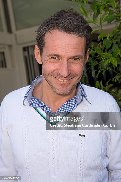 Julien Boisselier attends the 2015 Roland Garros French Tennis Open - Day Seven, on May 30, 2015 in Paris, France.