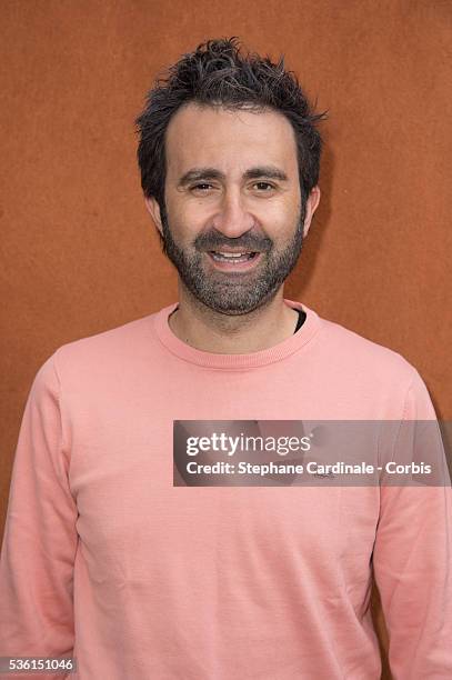 Mathieu Madenian attends the 2015 Roland Garros French Tennis Open - Day Seven, on May 30, 2015 in Paris, France.