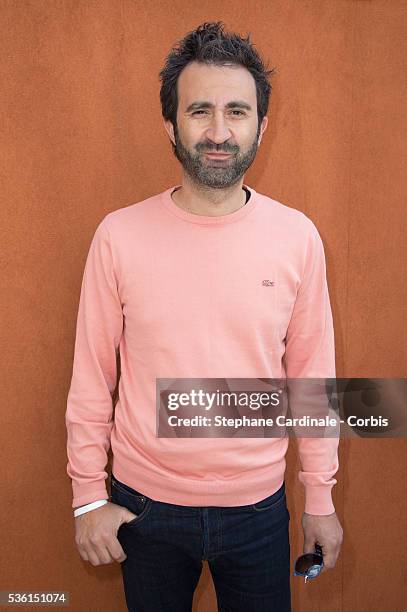 Mathieu Madenian attends the 2015 Roland Garros French Tennis Open - Day Seven, on May 30, 2015 in Paris, France.