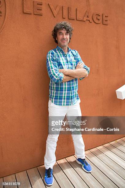 Eric Lavaine attends the 2015 Roland Garros French Tennis Open - Day Six, on May 26, 2015 in Paris, France.