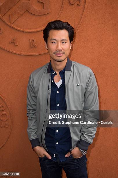 Frederic Chau attends the 2015 Roland Garros French Tennis Open - Day Eight, on May 31, 2015 in Paris, France.