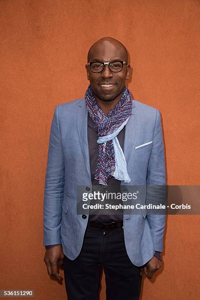 Lucien Jean-Baptiste attends the 2015 Roland Garros French Tennis Open - Day Eight, on May 31, 2015 in Paris, France.