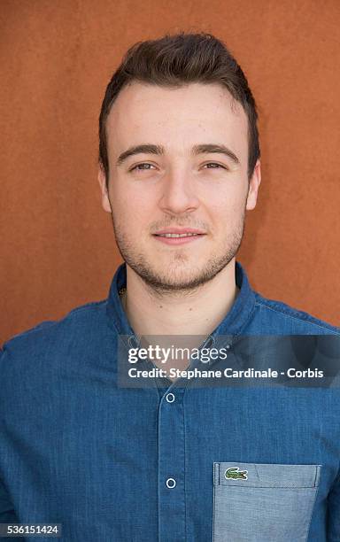 Simon Gauzy attends the 2015 Roland Garros French Tennis Open - Day Seven, on May 30, 2015 in Paris, France.