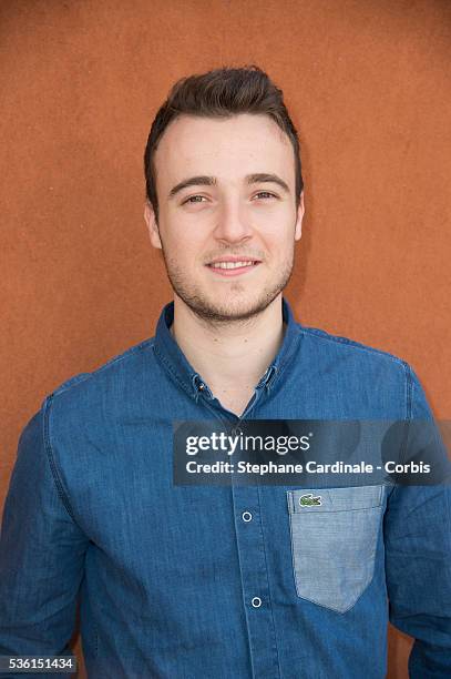 Simon Gauzy attends the 2015 Roland Garros French Tennis Open - Day Seven, on May 30, 2015 in Paris, France.