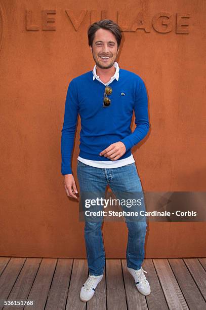 Vincent Cerutti attends the 2015 Roland Garros French Open - Day Nine, on June 1, 2015 in Paris, France.