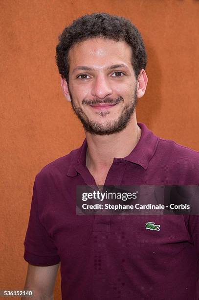 Vincent Dedienne attends the French Open at Roland Garros on June 2, 2015 in Paris, France.
