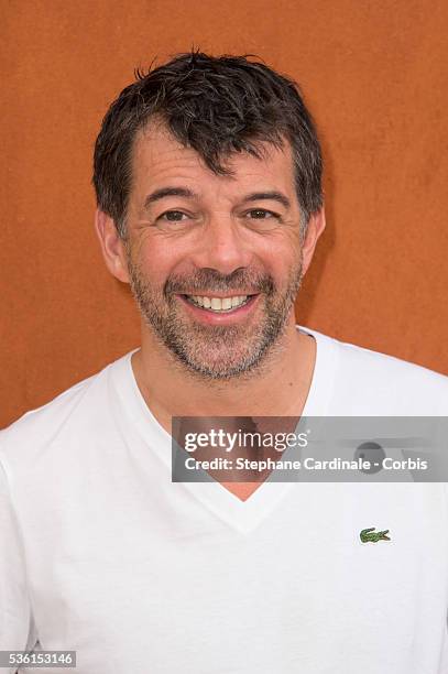 Stephane Plaza attends the 2015 Roland Garros French Tennis Open - Day Twelve, on June 4, 2015 in Paris, France.