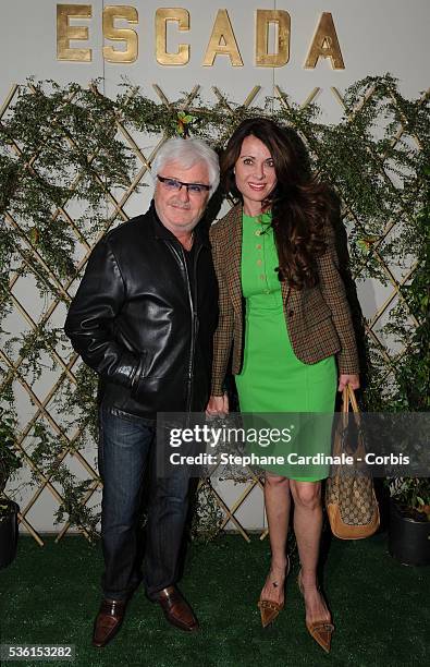 Marc Cerrone with his wife Jill attend the Escada Garden Party, in Paris.