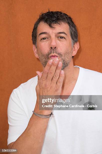 Stephane Plaza attends the 2015 Roland Garros French Tennis Open - Day Twelve, on June 4, 2015 in Paris, France.