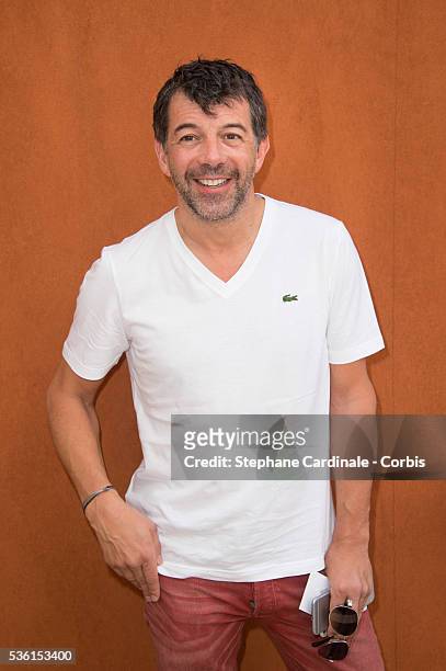 Stephane Plaza attends the 2015 Roland Garros French Tennis Open - Day Twelve, on June 4, 2015 in Paris, France.