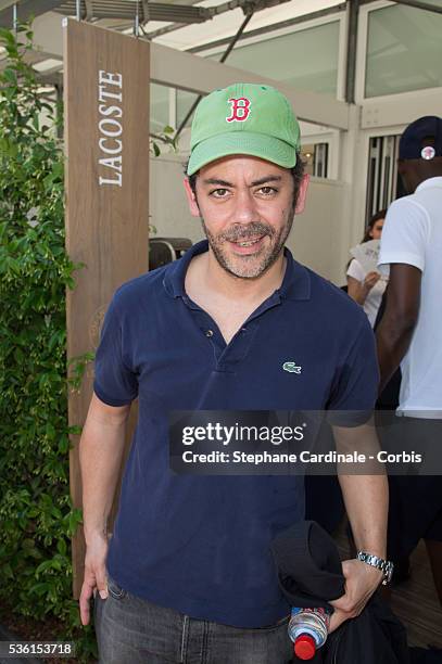 Manu Payet attends the 2015 Roland Garros French Tennis Open - Day Thirteen, on June 5, 2015 in Paris, France.
