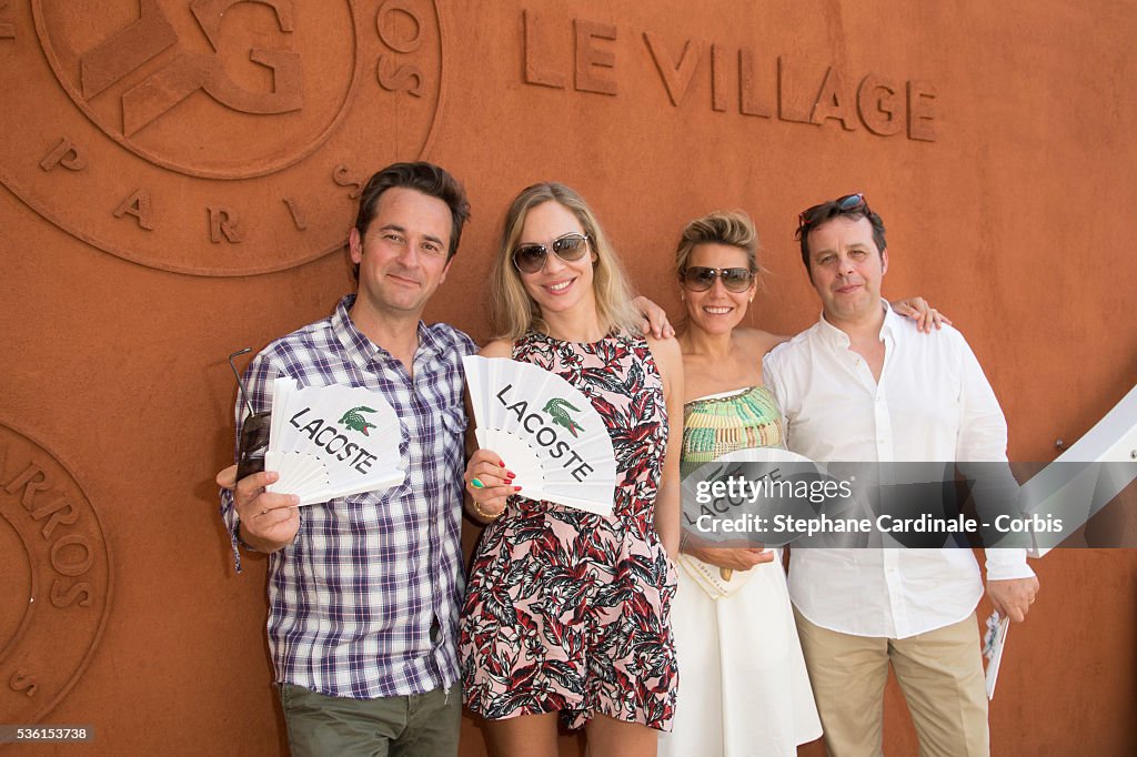 France - Celebrities At French Open 2015 - Day Thirteen