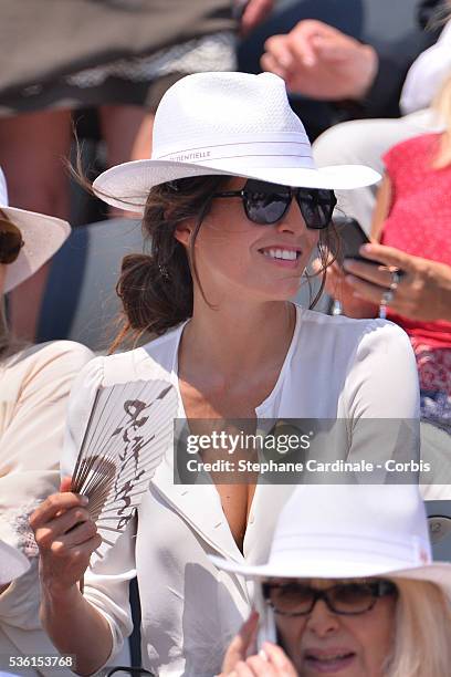 Caroline Nielsen attends the 2015 Roland Garros French Tennis Open - Day Thirteen, on June 5, 2015 in Paris, France.