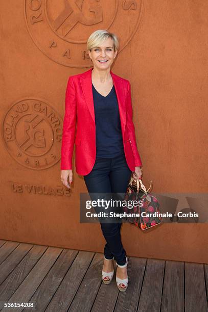 Melita Toscan Du Plantier attends the 2015 Roland Garros French Tennis Open - Day Fourteen, on June 6, 2015 in Paris, France.