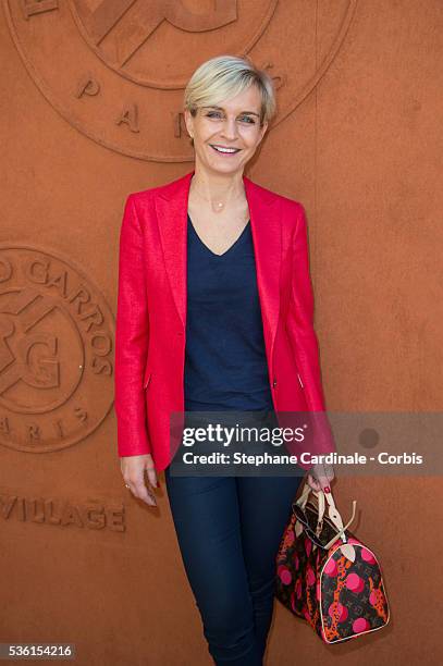 Melita Toscan Du Plantier attends the 2015 Roland Garros French Tennis Open - Day Fourteen, on June 6, 2015 in Paris, France.