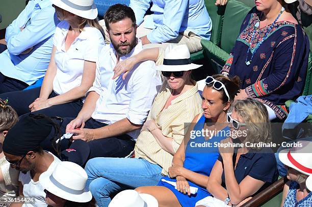 Anne Marivin attends the 2015 Roland Garros French Tennis Open - Day Fourteen, on June 6, 2015 in Paris, France.