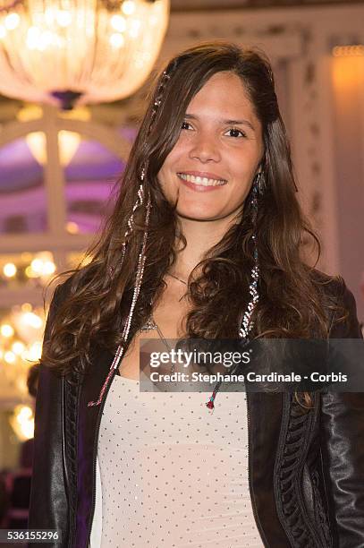 Singer Vanille Clerc attends the Opening Dinner of the 29th Cabourg Romantic Film Festival on June 11, 2015 in Cabourg, France.