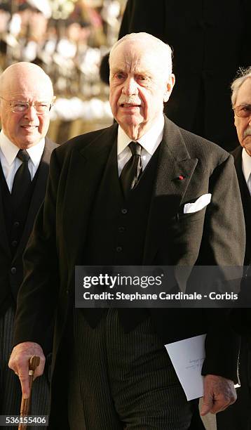 Edouard of Lobkowitz attends the funeral of Grand Duchess of Luxembourg Josephine-Charlotte, daughter of former Belgian King Leopold III and sister...