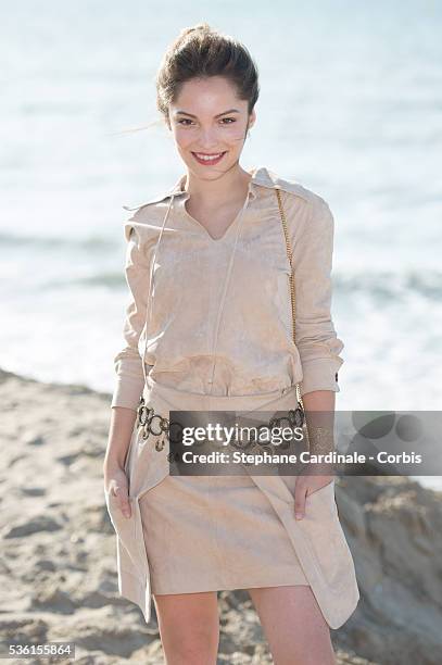 Lola le Lann attends the 29th Cabourg Romantic Film Festival on June 13, 2015 in Cabourg, France.