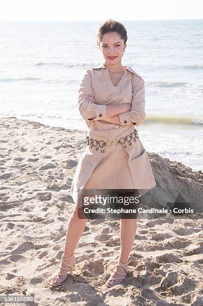 Lola le Lann attends the 29th Cabourg Romantic Film Festival on June 13, 2015 in Cabourg, France.