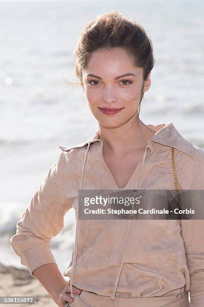 Lola le Lann attends the 29th Cabourg Romantic Film Festival on June 13, 2015 in Cabourg, France.