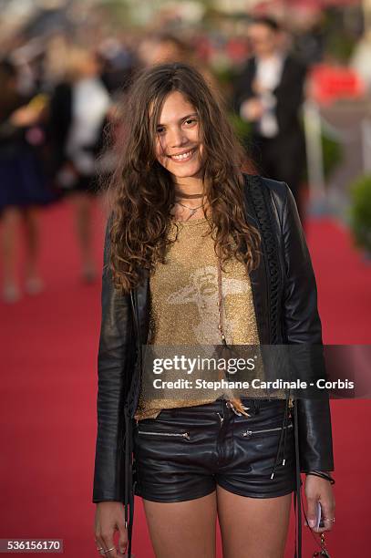 Singer Vanille Clerc attends the closing Ceremony of the 29th Cabourg Romantic Film Festival on June 13, 2015 in Cabourg, France.