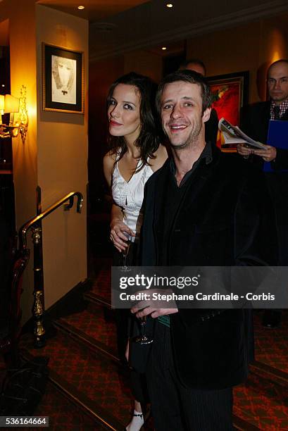 Zoe Felix with her boyfriend Benjamin Rolland at the United Nations High Commission for Refugees gala dinner.