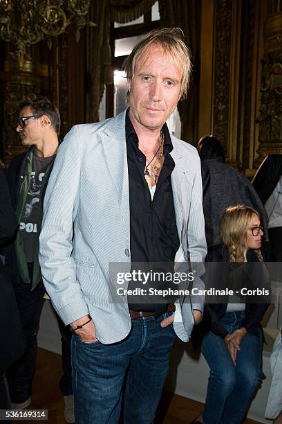 Rhys Ifans attends the Stella McCartney show as part of the Paris Fashion Week Womenswear Spring/Summer 2016. Held at Opera Garnier on October 5,...