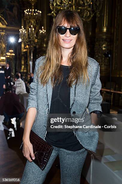 Caroline de Maigret attends the Stella McCartney show as part of the Paris Fashion Week Womenswear Spring/Summer 2016. Held at Opera Garnier on...