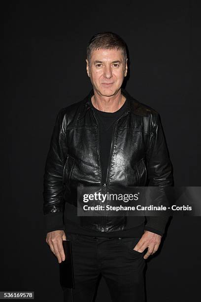 Etienne Daho attends the Saint Laurent show as part of the Paris Fashion Week Womenswear Spring/Summer 2016 on October 5, 2015 in Paris, France.