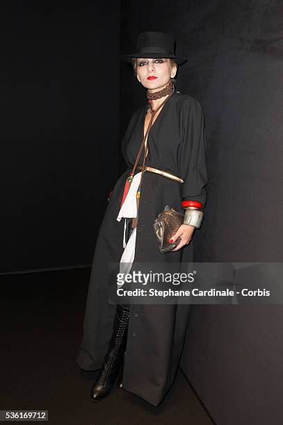Catherine Baba attends the Saint Laurent show as part of the Paris Fashion Week Womenswear Spring/Summer 2016 on October 5, 2015 in Paris, France.
