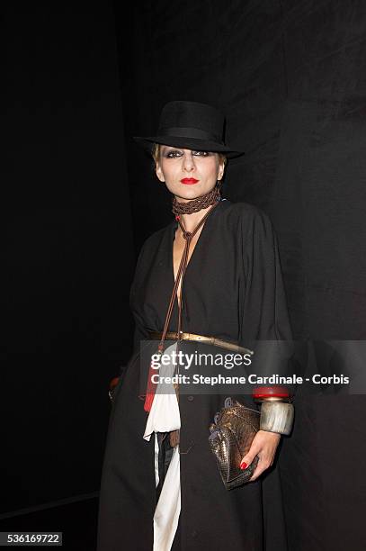 Catherine Baba attends the Saint Laurent show as part of the Paris Fashion Week Womenswear Spring/Summer 2016 on October 5, 2015 in Paris, France.