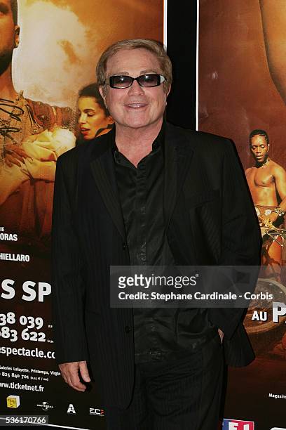 Music producer Orlando attends the premiere of the show "Gladiateur" directed by Elie Chouraqui at the Palais des Sports.
