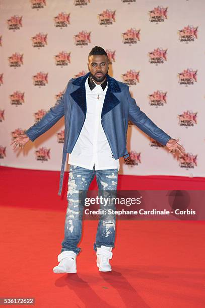 Jason Derulo arrives at the 17th NRJ Music Awards at Palais des Festivals on November 7, 2015 in Cannes, France.