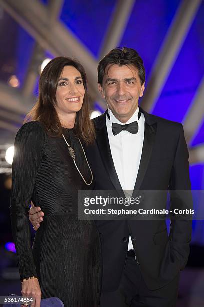Yannick Alleno and guest attend the Opening Ceremony of the 15th Marrakech International Film Festival, on December 4 in Marrakech, Morocco.