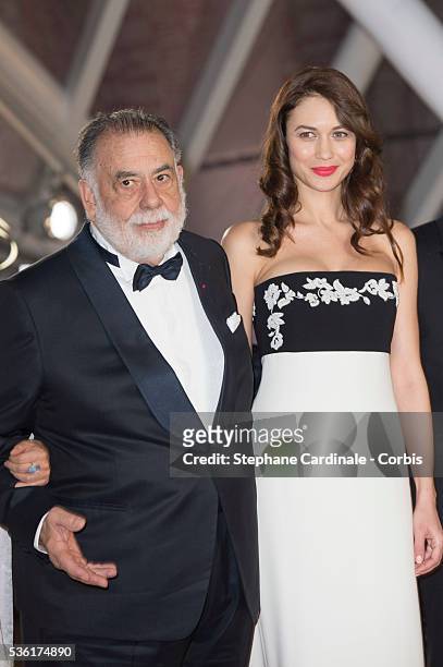 Francis Ford Coppola and Olga Kurylenko attend the Opening Ceremony of the 15th Marrakech International Film Festival, on December 4 in Marrakech,...