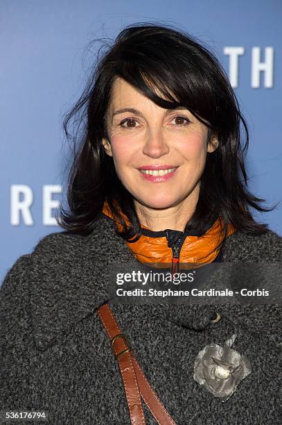 Zabou Breitman attends the 'Revenants' Premiere at Le Grand Rex on January 18, 2016 in Paris, France.