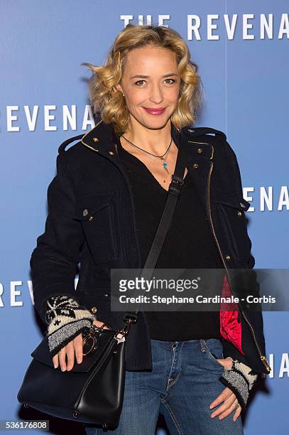 Helene de Fougerolles attends the 'Revenants' Premiere at Le Grand Rex on January 18, 2016 in Paris, France.