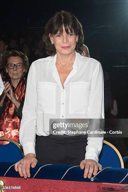 Princess Stephanie of Monaco attends the 40th International Circus Festival on January 17, 2016 in Monaco.