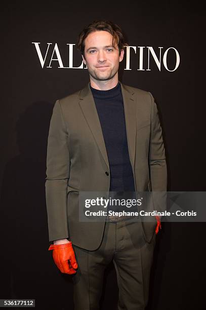 Louis-Marie de Castelbajac attends the Valentino Menswear Fall/Winter 2016-2017 show as part of Paris Fashion Week on January 20, 2016 in Paris,...