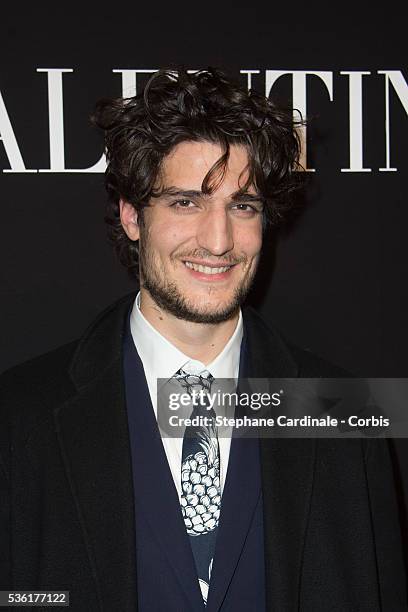 Louis Garrel attends the Valentino Menswear Fall/Winter 2016-2017 show as part of Paris Fashion Week on January 20, 2016 in Paris, France.