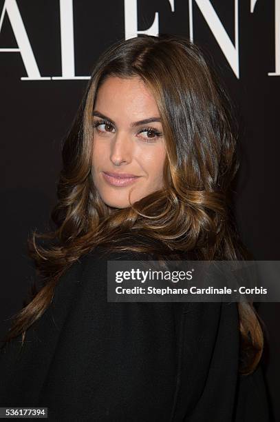 Izabel Goulart attends the Valentino Menswear Fall/Winter 2016-2017 show as part of Paris Fashion Week on January 20, 2016 in Paris, France.