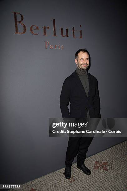 Benjamin Millepied attends the Berluti Menswear Fall/Winter 2016-2017 show as part of Paris Fashion Week on January 22, 2016 in Paris, France.