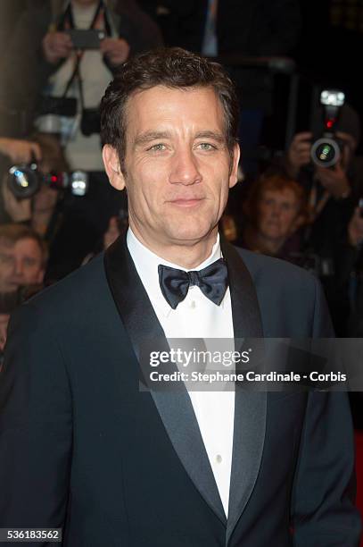 Actor Clive Owen attends the 'Hail, Caesar!' premiere during the 66th Berlinale International Film Festival at Berlinale Palace on February 11, 2016...