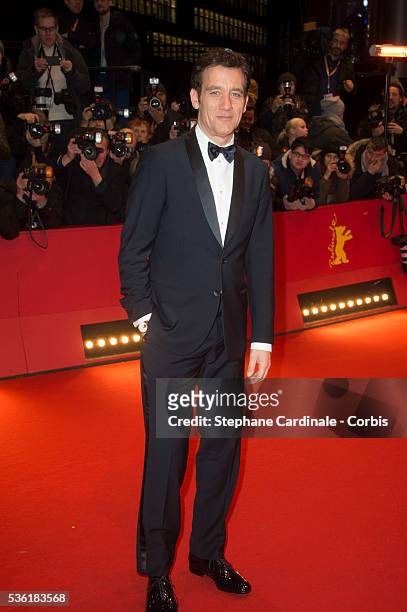 Actor Clive Owen attends the 'Hail, Caesar!' premiere during the 66th Berlinale International Film Festival at Berlinale Palace on February 11, 2016...