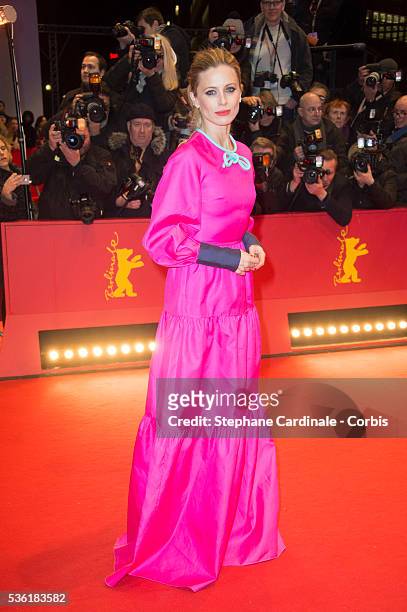 Laura Bailey attends the 'Hail, Caesar!' premiere during the 66th Berlinale International Film Festival at Berlinale Palace on February 11, 2016 in...