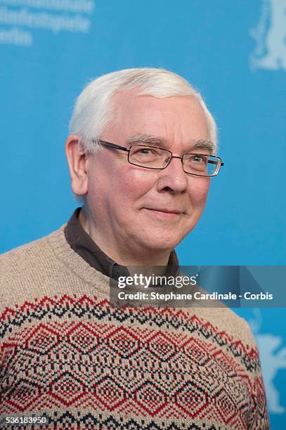 Director Terence Davies, attends the 'A Quiet Passion' photo call during the 66th Berlinale International Film Festival Berlin at Grand Hyatt Hotel...